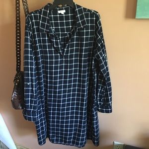 Women’s long sleeve shirt dress